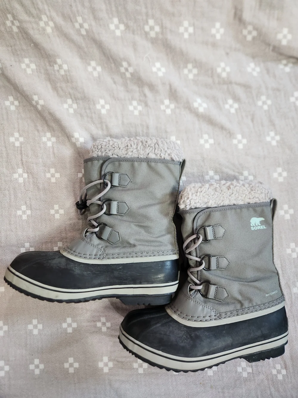 Sorel Yoot Pac Nylon waterproof winter boots size 5 uk size 4 snow boots